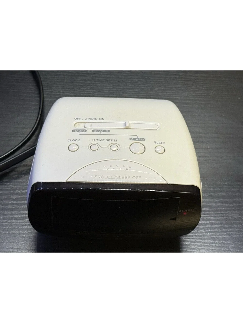 Vintage Sony Dream Machine ICF-C111 AM/FM Alarm Clock Radio White Tested
